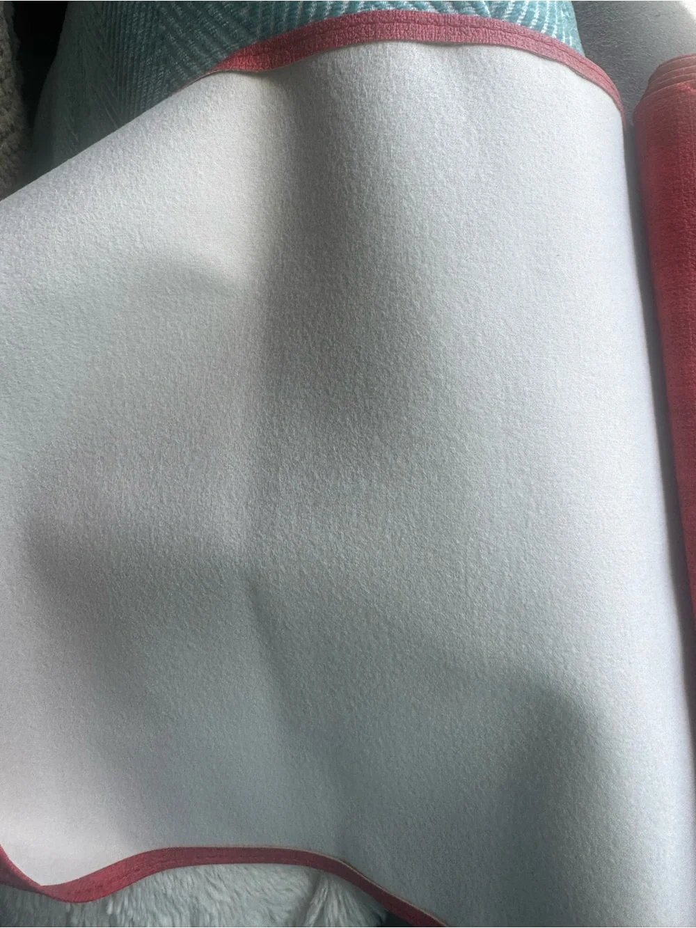 Red Table Runner wipeable